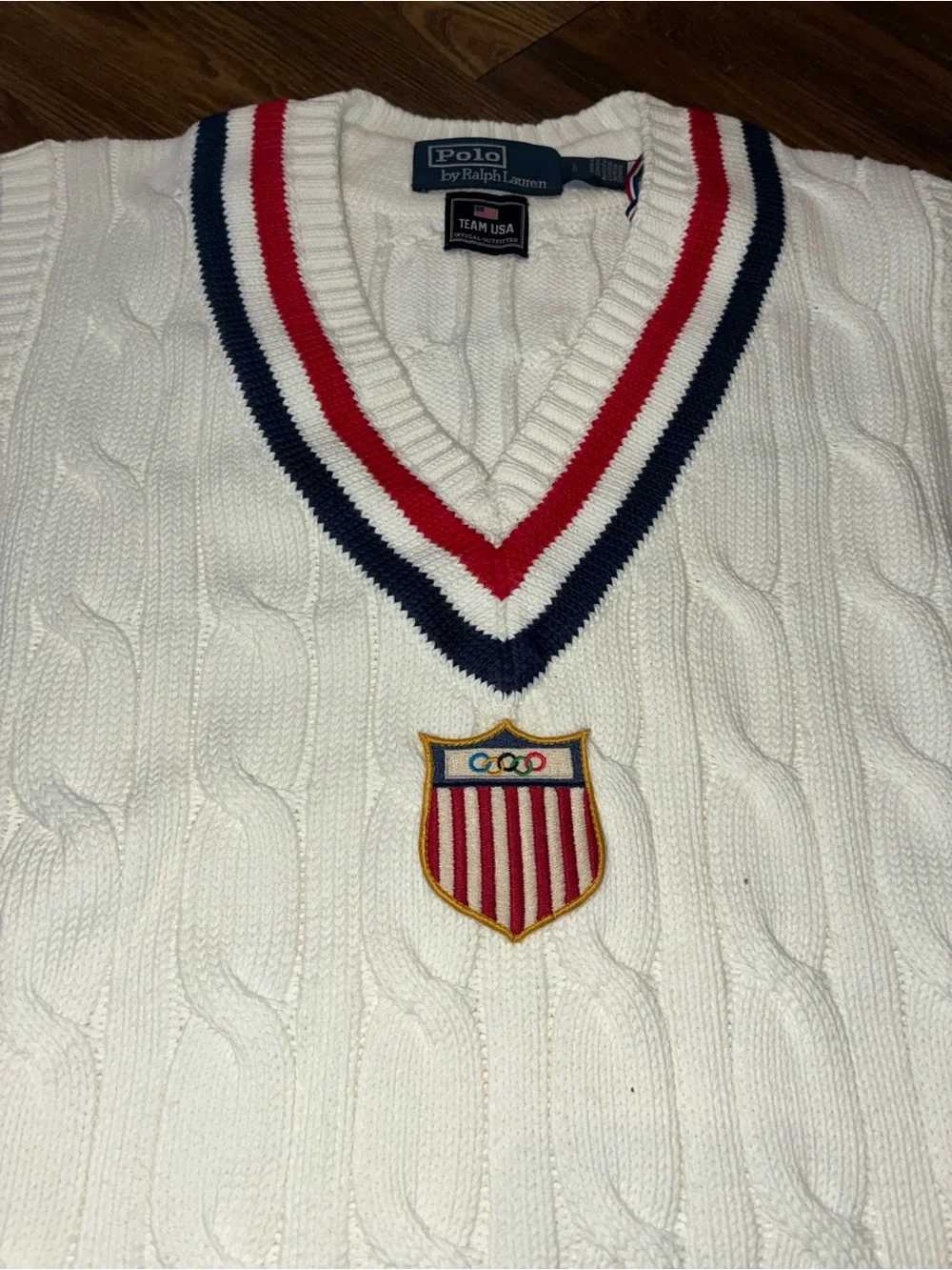 Ralph Lauren Team USA Cricket Sweater Vest